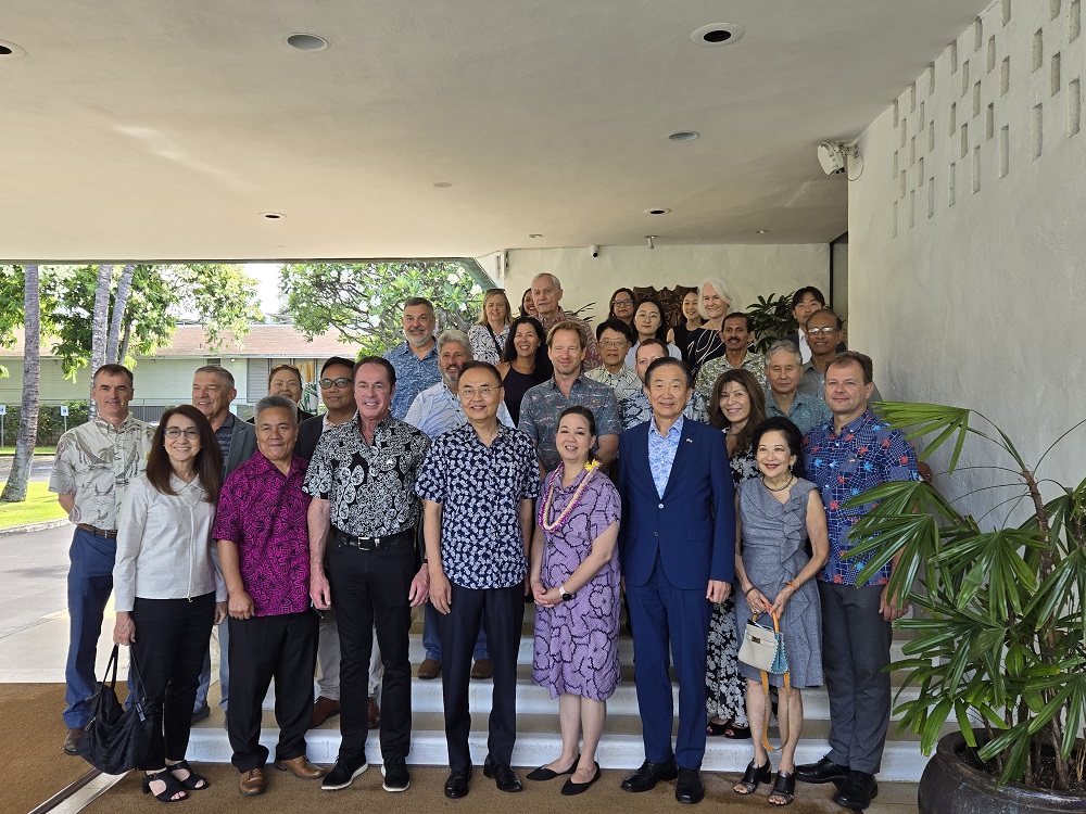 연방하원의원 조찬 강연 참석